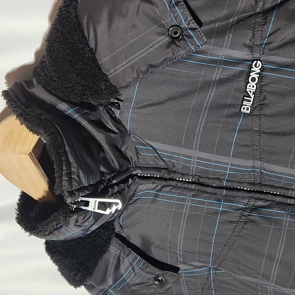 Billabong Black Blue Jacket Winter Coat Snow Men XXL Fleece Lined Mountain Ski - Picture 10 of 13